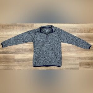 Holloway Blue and Gray Zip Pullover